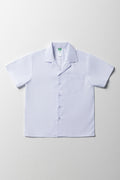 White Boys Short Sleeve Shirt