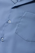 Blue Short Sleeve School Shirt (1)