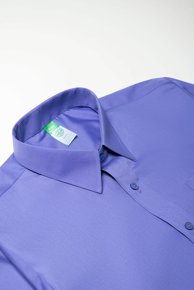 Mens Long Sleeve Formal Dark Shirt (1)