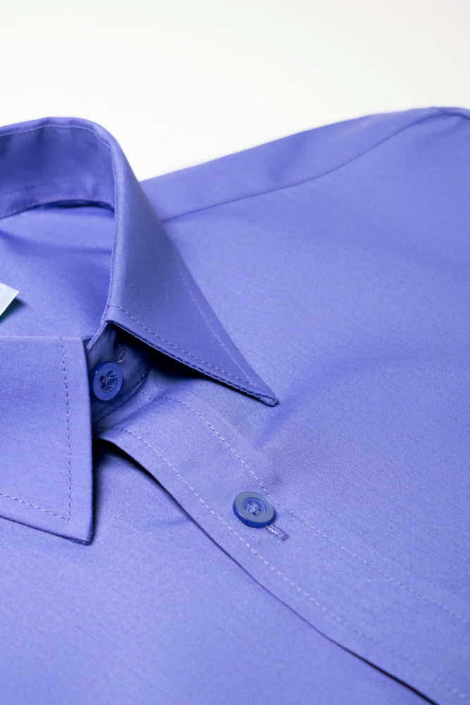Mens Long Sleeve Formal Dark Shirt (2)