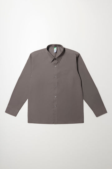 Mens Long Sleeve Grey Shirt