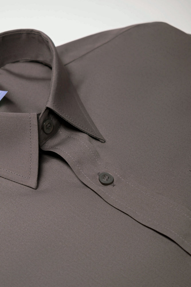 Mens Long Sleeve Grey Shirt (2)