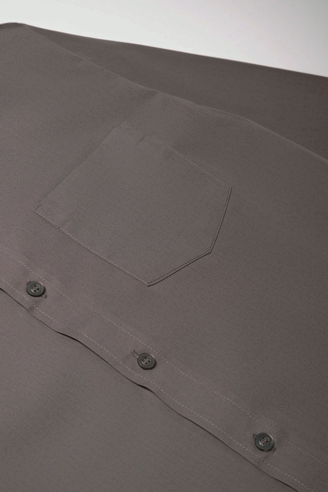 Mens Long Sleeve Grey Shirt (3)