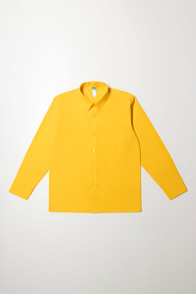 Yellow Long Sleeve Button Shirt