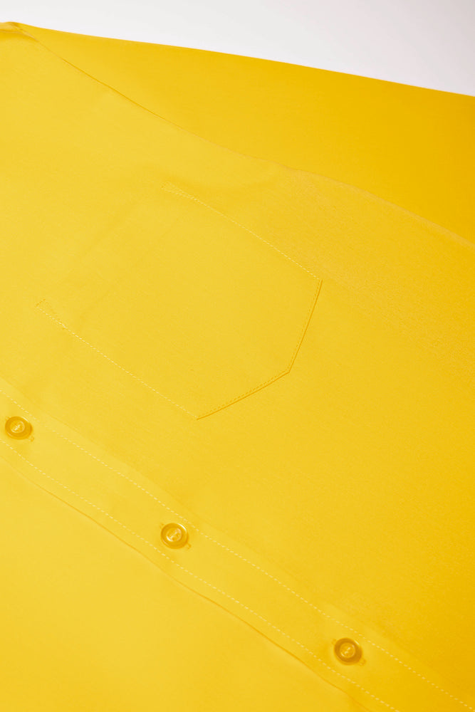 Yellow Long Sleeve Button Shirt (3)