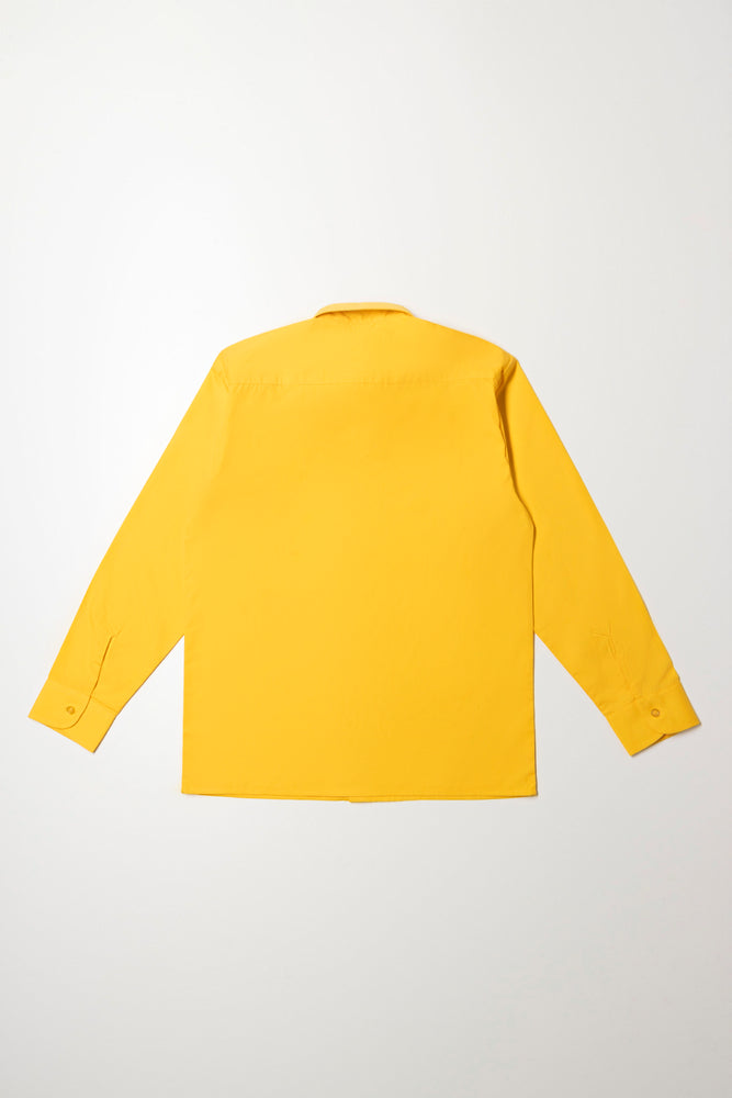 Yellow Long Sleeve Button Shirt (5)