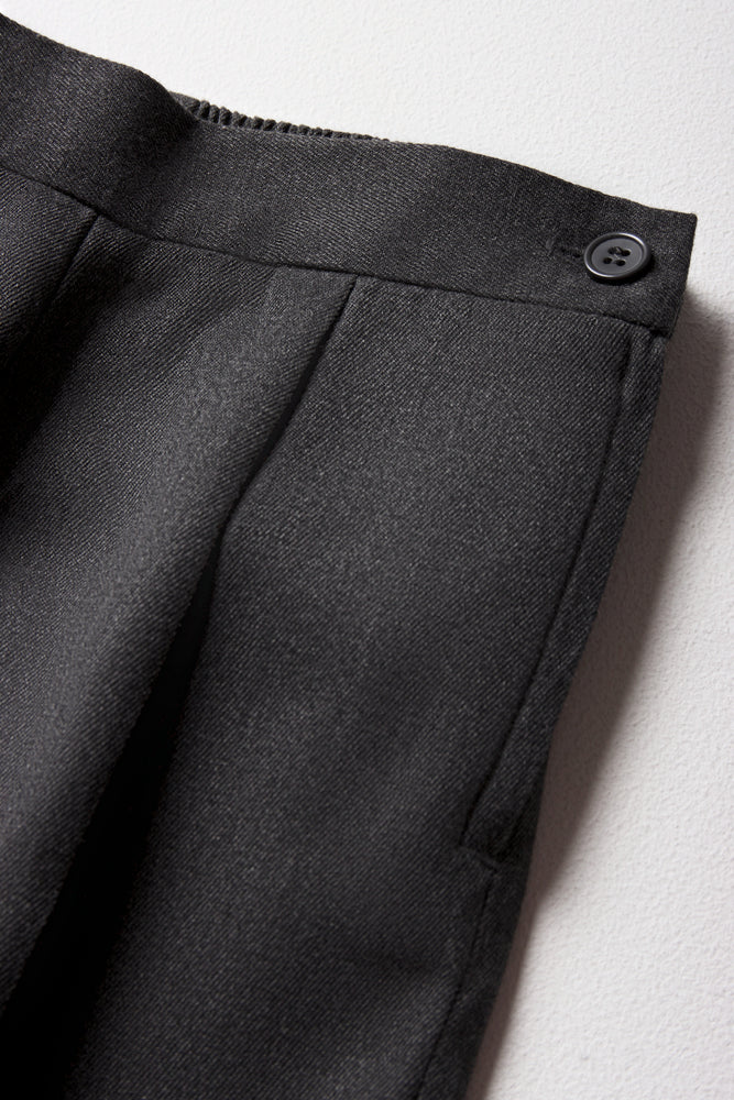 Grey Regular Fit School Trousers (1)