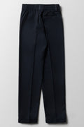 Boys Navy Turn Up Trousers (2)