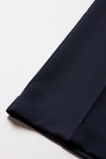 Boys Navy Turn Up Trousers (3)