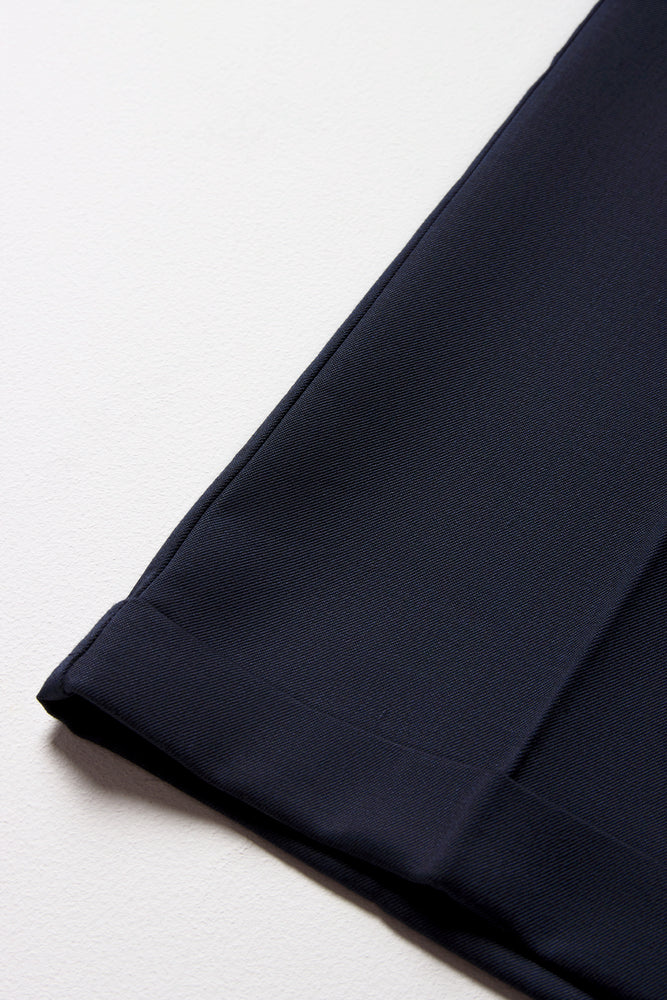 Boys Navy Turn Up Trousers (3)