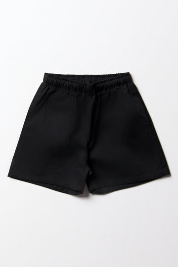 Versatile Black Sports Shorts