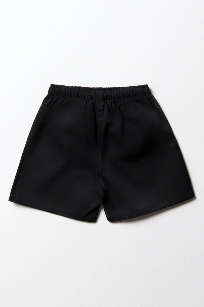 Versatile Black Sports Shorts (3)