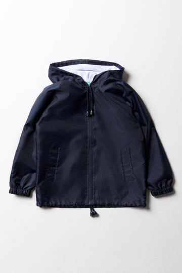 Navy Unisex School Rain Jacket