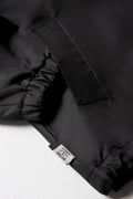 Black Unisex Waterproof School Rain Jacket (2)