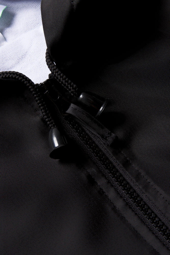 Black Unisex Waterproof School Rain Jacket (3)