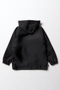Black Unisex Waterproof School Rain Jacket (4)