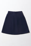 Navy School A-Line Skirt