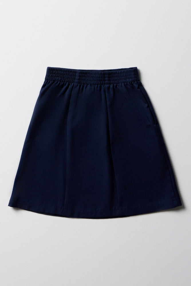 Navy School A-Line Skirt (3)