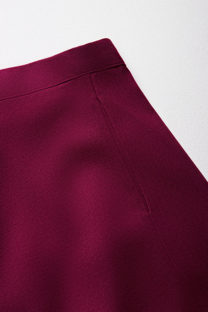 Maroon School Skirt (2)
