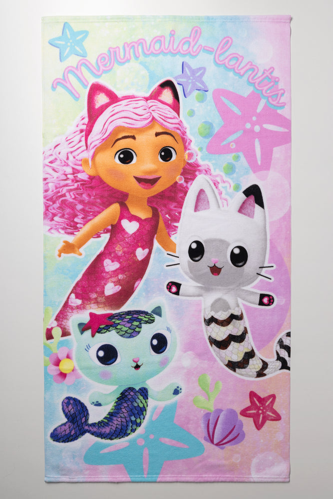 Gabby's Dollhouse Towel Pink
