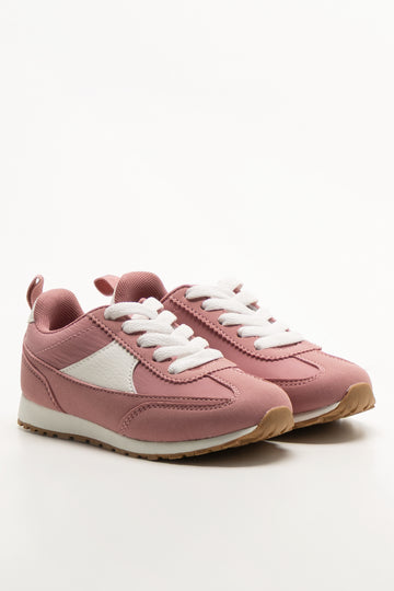Retro Low Trainers Pink