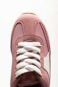Retro Low Trainers Pink (4)