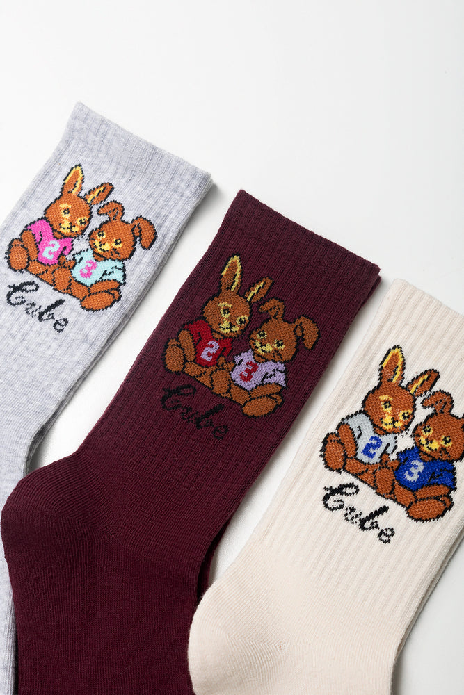 3 Pack Anklet Socks Multicolour (1)