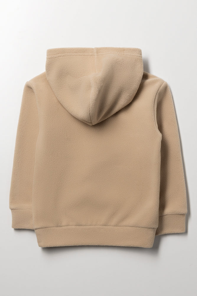 T-Rex Printed Hoodie Stone (2)