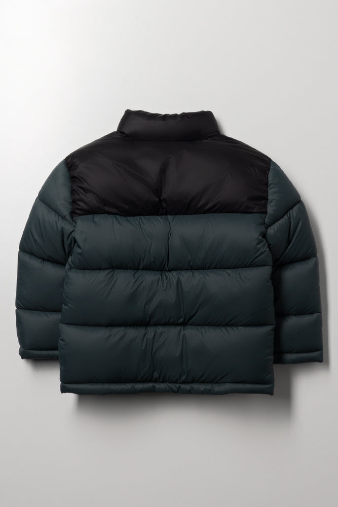 Puffer Jacket Black And Green (2)