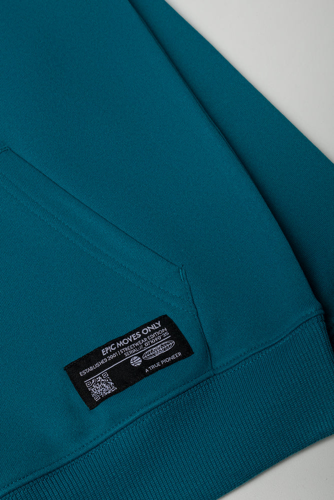 Hoodie Teal (1)