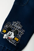 Mickey Mouse Utility Denim Jeans Blue (1)