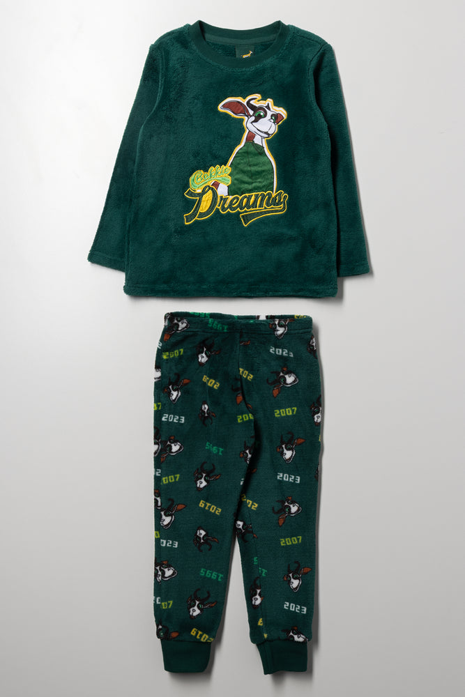 Bokkie Fleece Pyjamas Green
