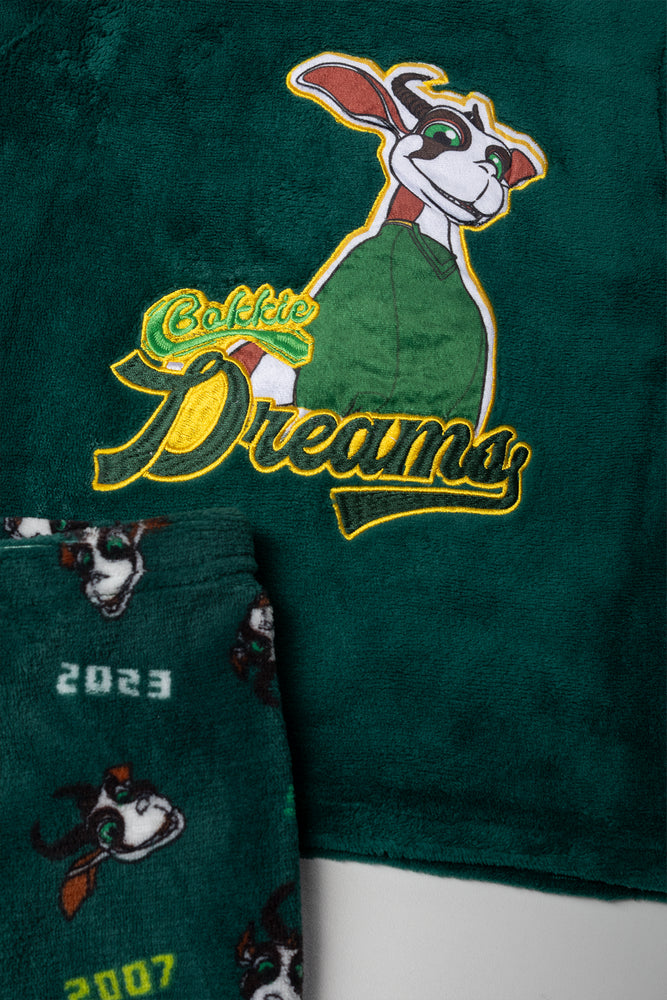 Bokkie Fleece Pyjamas Green (1)