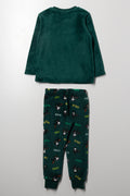 Bokkie Fleece Pyjamas Green (2)