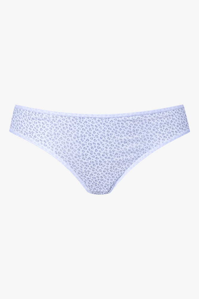 3 Pack Animal Print Bikini Panties Grey (1)