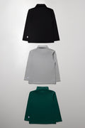 3 Pack Polonecks Black, Grey And Green (2)