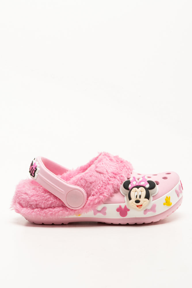 Minnie Mouse fur Clogs Pink