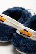 Fur Clogs Navy (4)