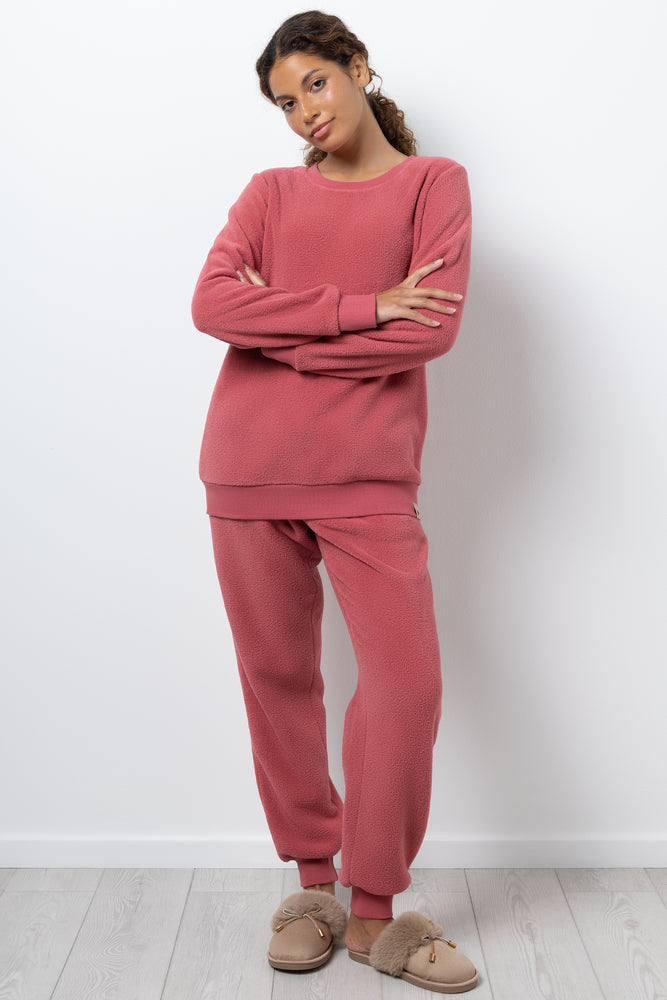 Soft Teddy Plush Pyjamas Pink