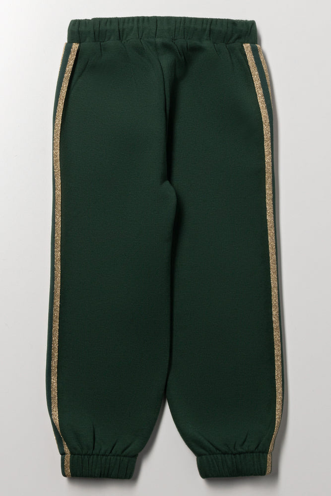 Bokkie Barrel Leg Trackpants Green (2)