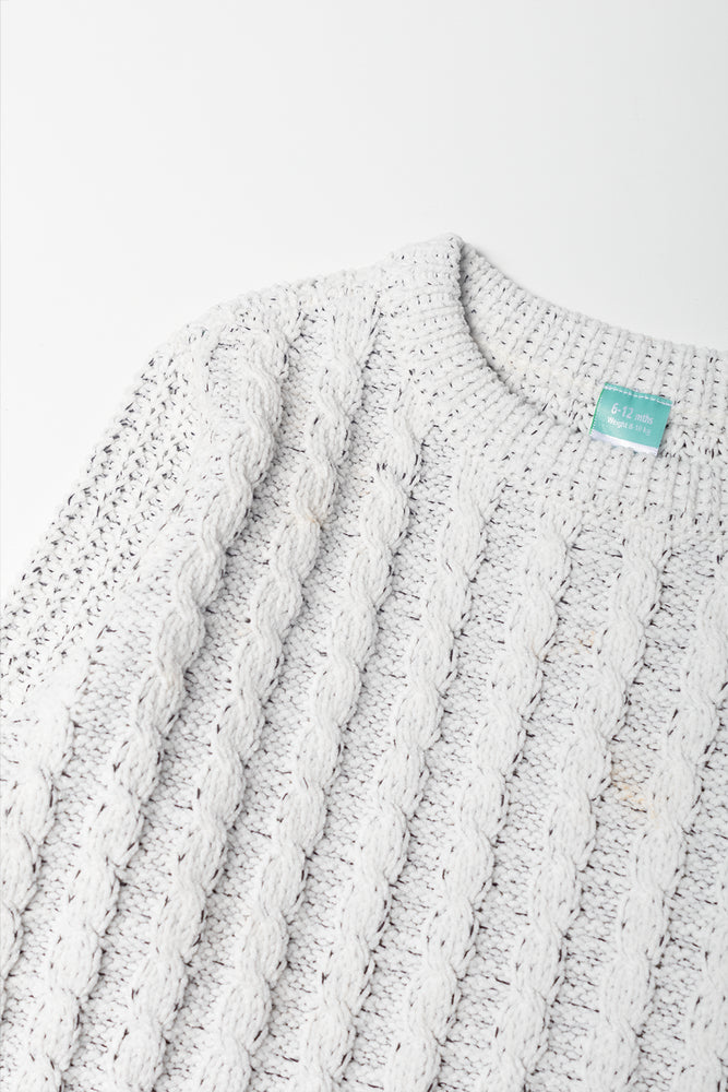 Cable Knit Jersey Natural (1)