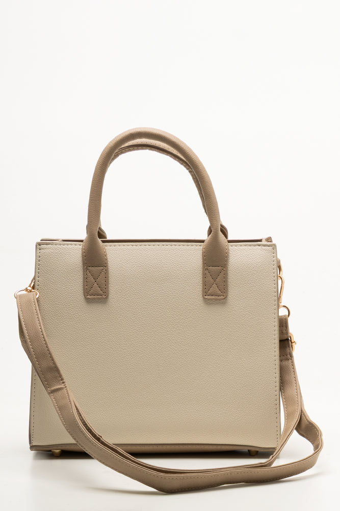 Mini Handbag With Pocket Detail Natural | Bags & Wallets | Ackermans
