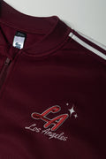 Zip Through Tracktop Burgundy (1)