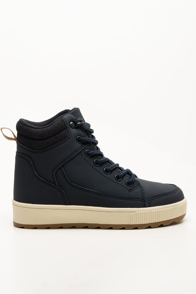 Chunky High Top Sneakers Navy