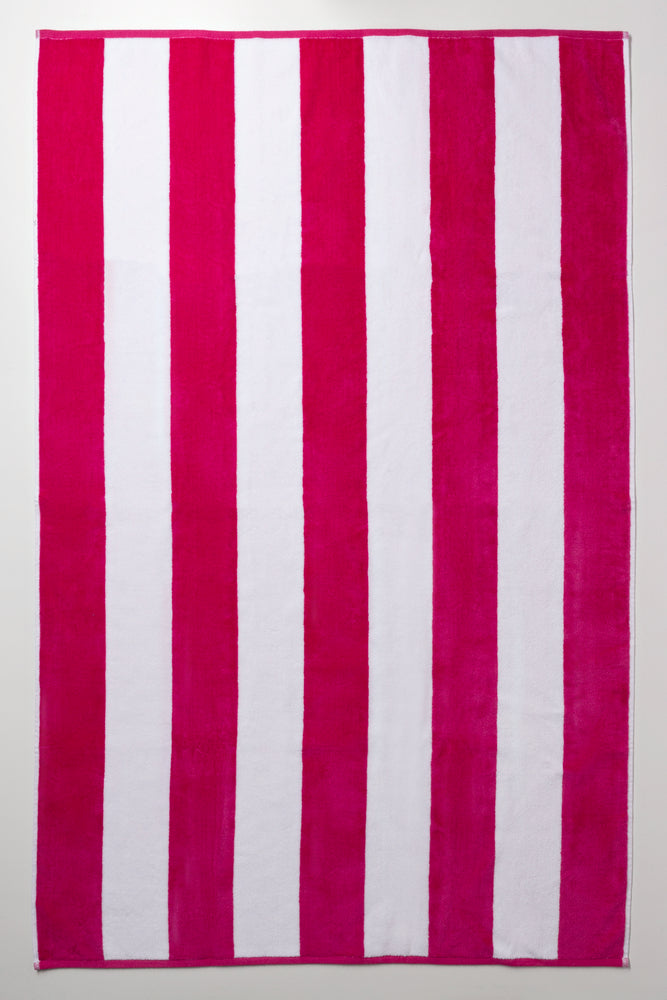 Stripe Bath Sheet Purple