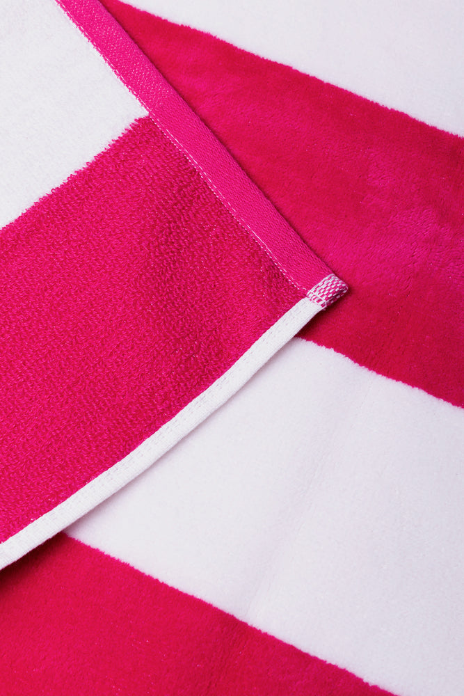 Stripe Bath Sheet Purple