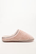Tape Detail Slippers Pink (1)