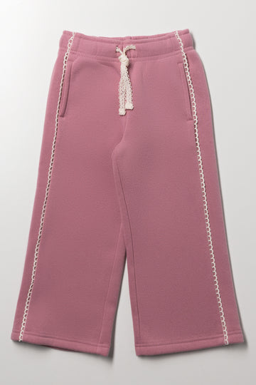 Wideleg Trackpants Pink