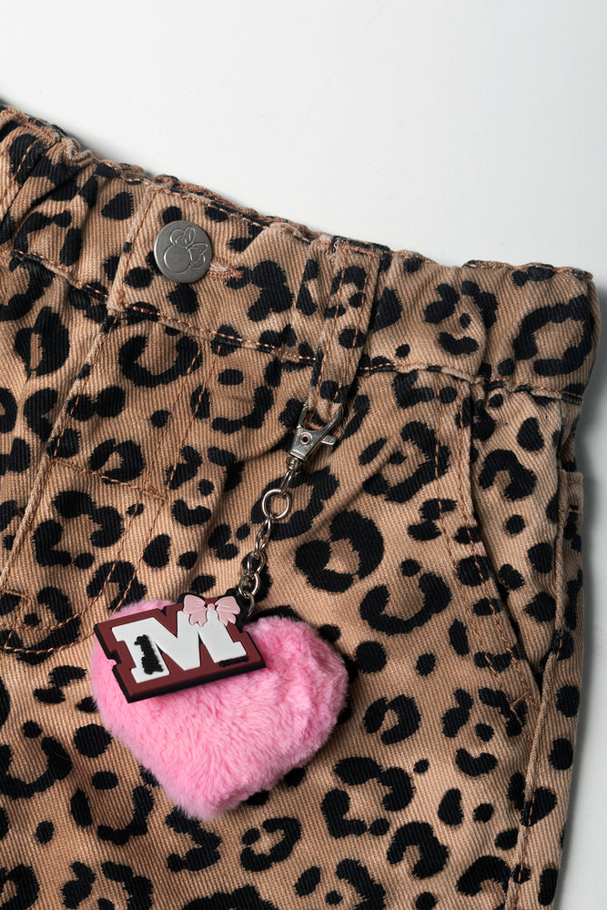 Minnie Mouse Animal Barrel Pants Tan (1)