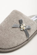 Pearl Slippers Grey (2)